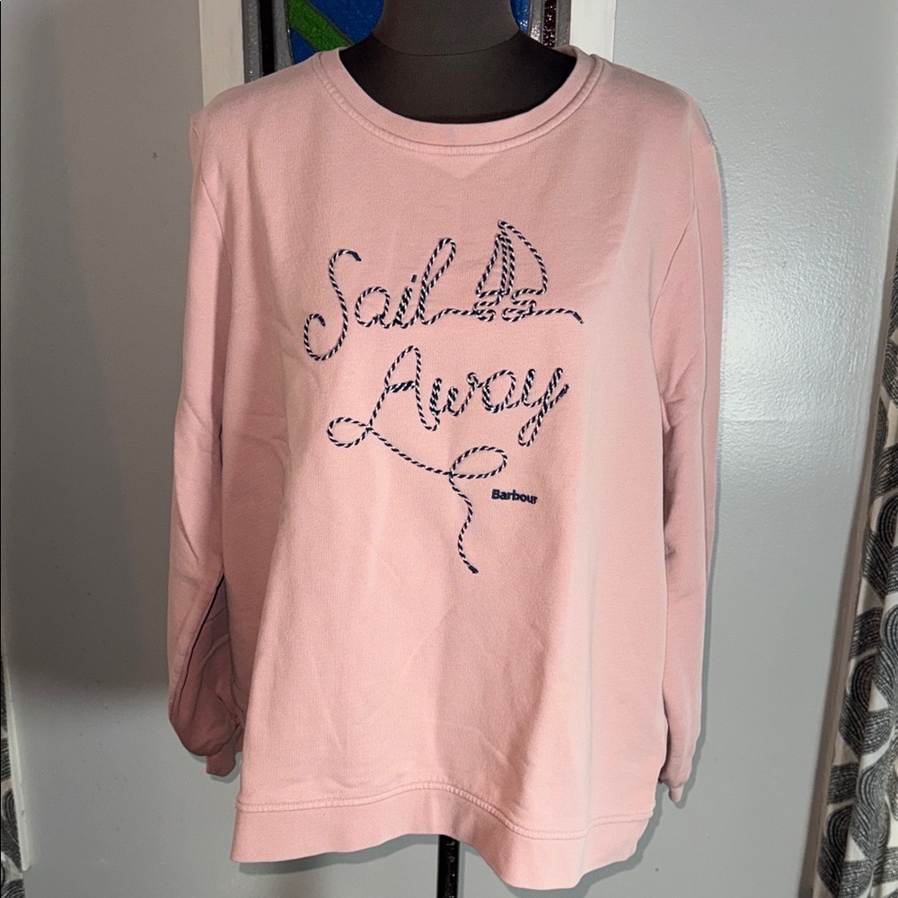 Barbour Padstow Crewneck Sweatshirt SZ 14